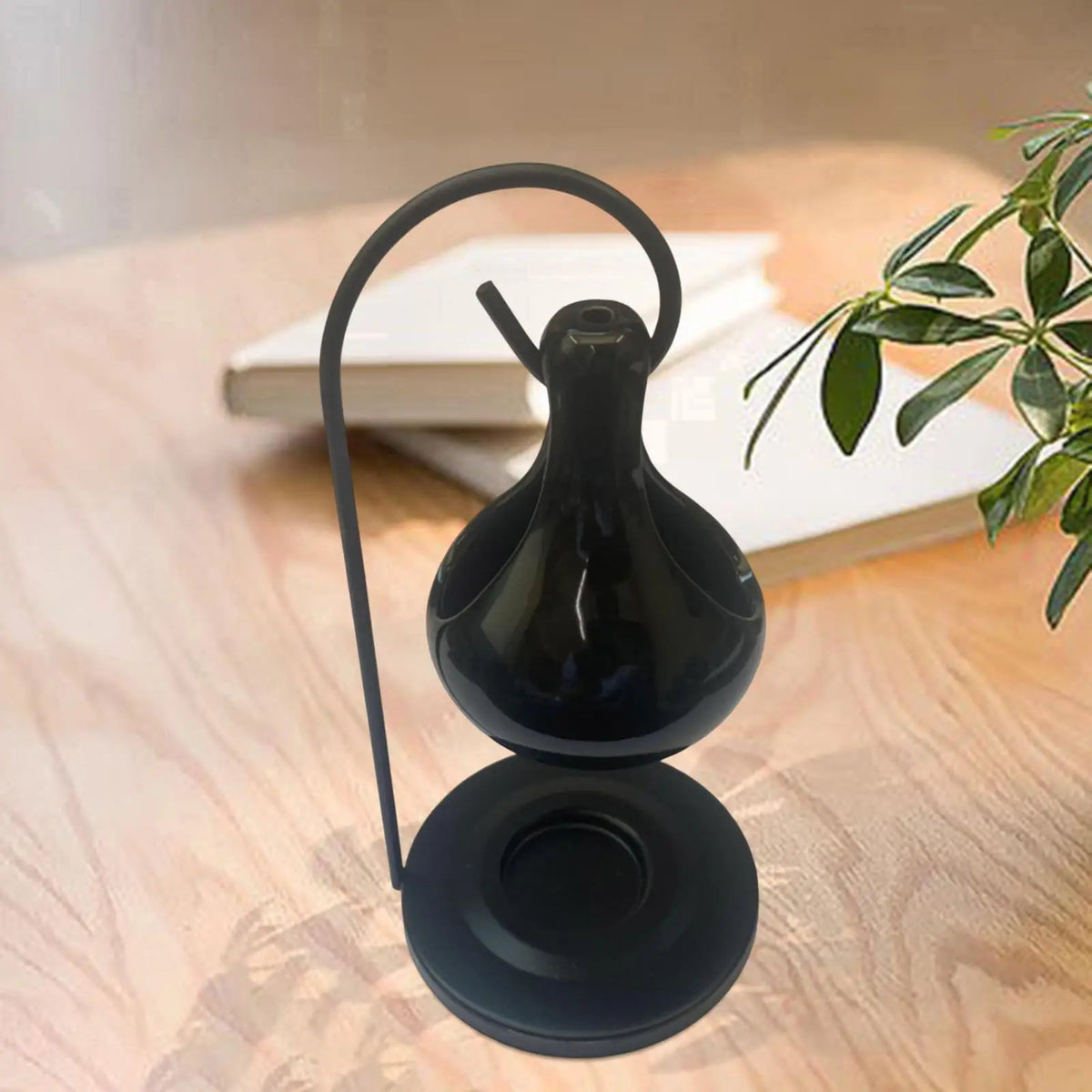 diffuseur huiles essentielles céramique moderne bol blanc poignée bougie parfumée salon minimaliste