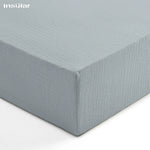 drap housse coton bébé arc ciel floral nuages motifs doux minimaliste enfantin protège matelas