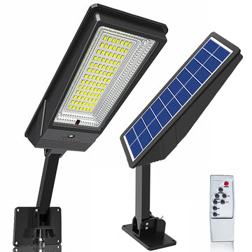 lumière solaire led télécommande mode capteur mouvement extérieure moderne jardin étanche ip65 abs