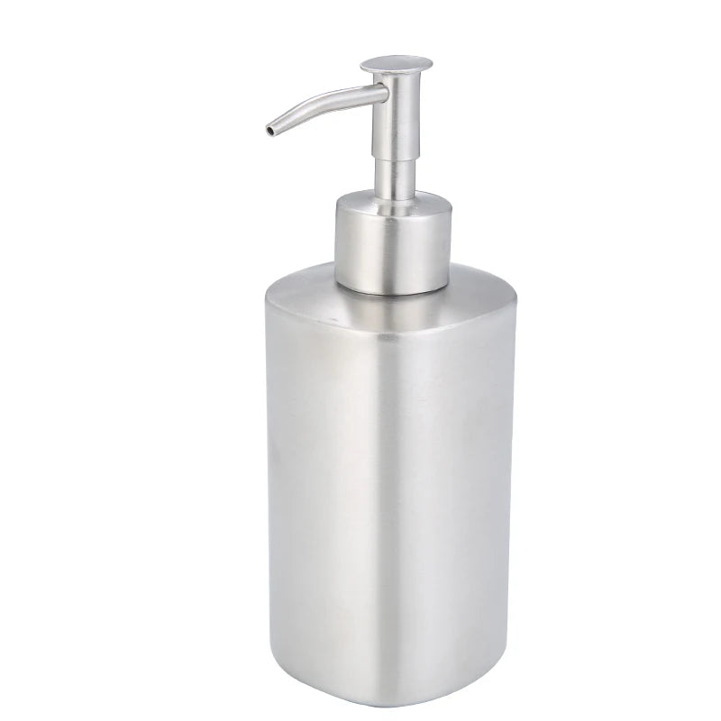 distributeur savon liquide moderne argenté 260ml 300ml 320ml 350ml 400ml 500ml 550ml pompes pression