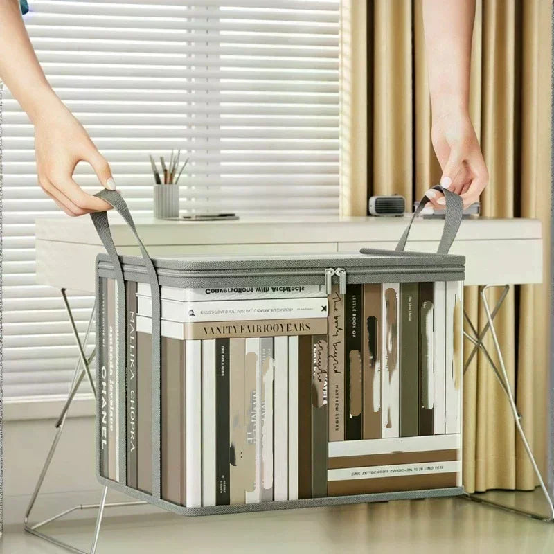 boîtes rangement disques compacts gris clair moderne pratique poignées détachables organisation domestique sans poussière