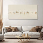 tableau abstrait toile sans cadre deco moderne impression huile effet peinture intérieur vertical grandes