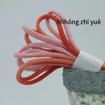 corde macramé multicolore tressée 100 coton 3.3 yds haute ténacité créative artisanale pastel rose
