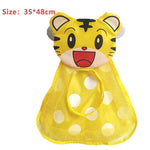 Sac rangement bain maille fine blanc succion moderne jouets bain shampooing savon brosse