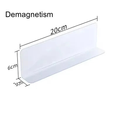 séparateurs rayonnage magnétiques transparents moderne aimants étagères cuisine réutilisables pvc pièces