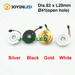 Spot LED moderne 3W noir argent or interrupteur bouton grains riz