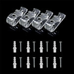 clips rideau transparent quincailleries fenêtres accessoires stores moderne vis fixations