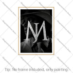 affiche murale MJ pop art photo noir blanc decoration maison 30x40cm erotique minimaliste