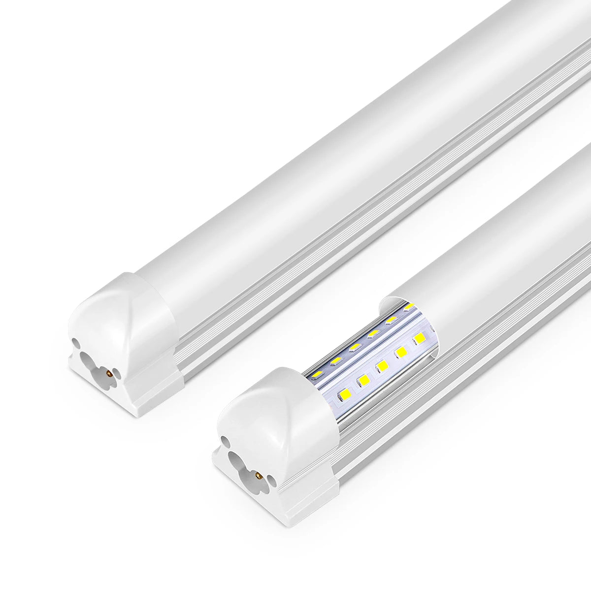 tube led t8 blanc lisse mat moderne 50cm 3watts clips alu éclairage intérieur haute