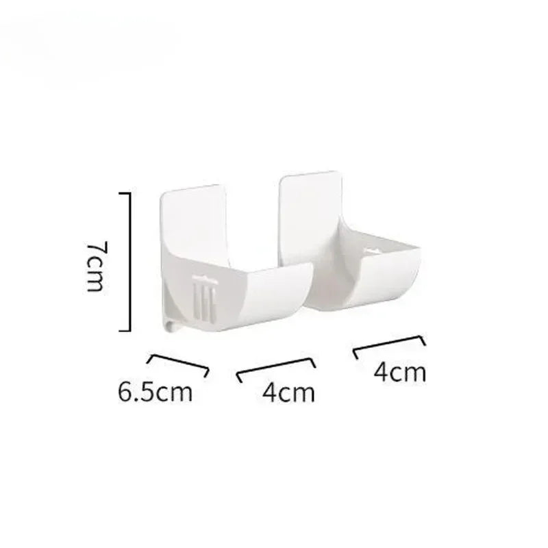 porte serviettes auto adhésifs blanc noir moderne minimaliste 7cm 6.5cm 4cm
