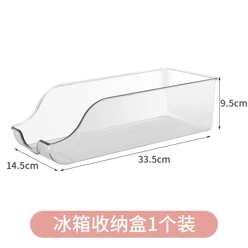 organisateur canettes réfrigérateur transparent clips rangement moderne plastique utilisation multiple