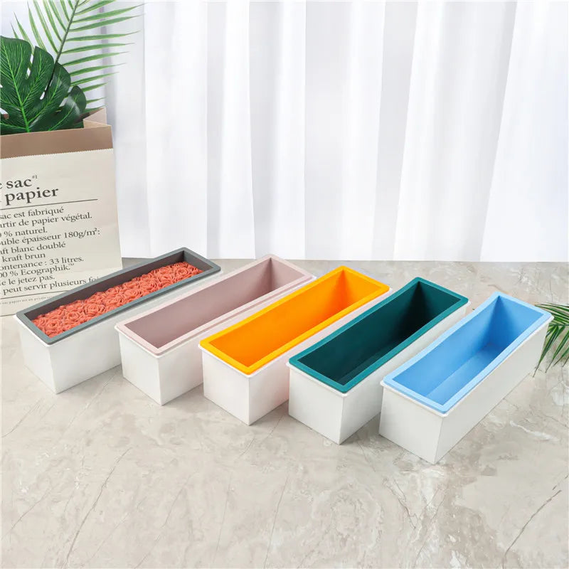 moule silicone savon motif floral gris rose bleu moderne crafting résine ciresoplastie