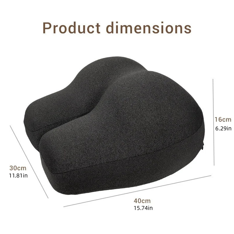 oreiller multifonctionnel ergonomique gris coton polyester mousse forme coussin confortable zippered lit dormir côté