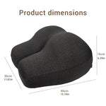 oreiller multifonctionnel ergonomique gris coton polyester mousse forme coussin confortable zippered lit dormir côté