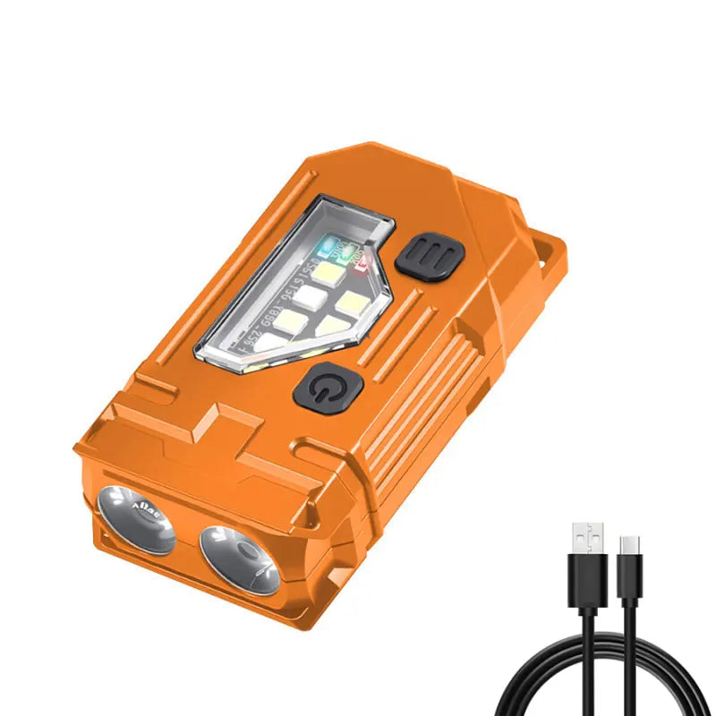 lampe torche rechargeable 10w led super lumineuse noir moderne 1000lm abs