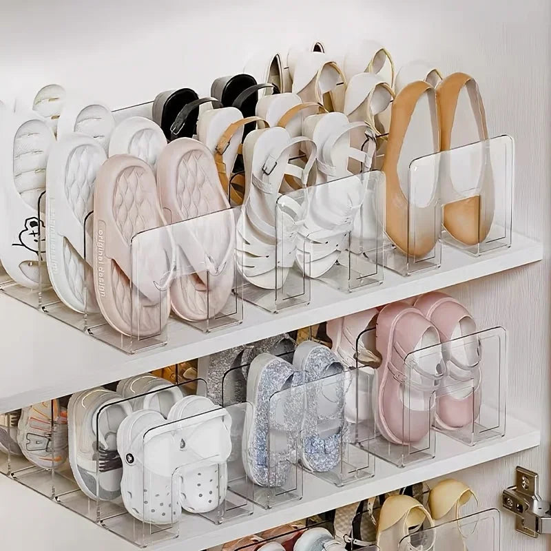 organiseur chaussures sacs transparent moderne minimaliste gain espace ordre chambre étudiant