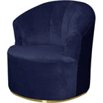 fauteuil moderne velours bleu marine lavable accueil confortable soft automne hiver