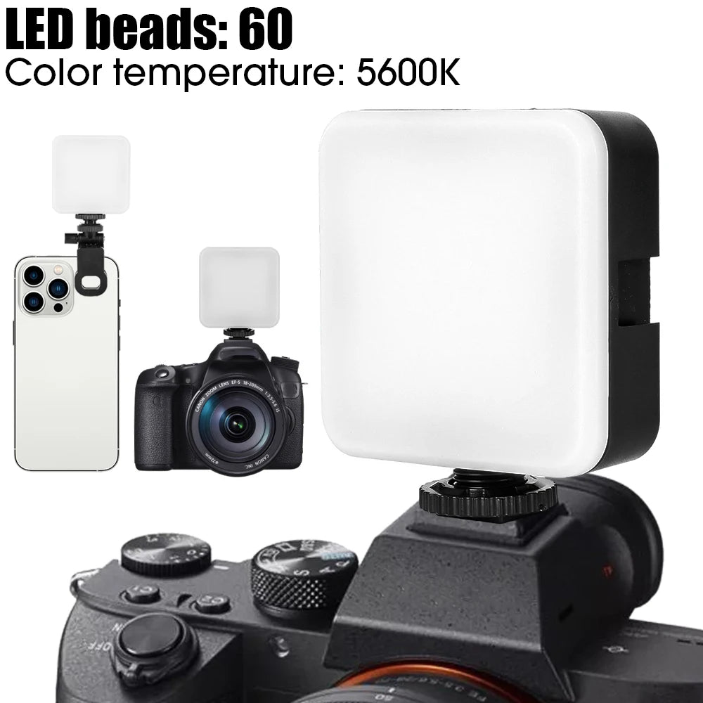 lampe led selfie noir blanche clip réglable modernes maquillage tiktok direct videoconférence