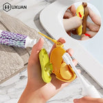 boîtier banane rangement brosses dents dentifrice portable voyage ludique enfants