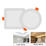 plafonnier led blanc moderne réglable 6w 8w 15w 20w aluminium opaqué