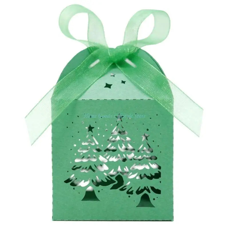 boîtes cadeaux noël or vert rouge arbre étoiles ruban festives
