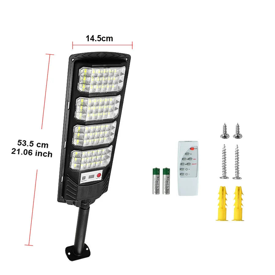 lumière solaire extérieure led motion sensor télécommande ip65 moderne