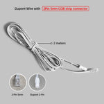câble extension dupont connecteur cob 24v blanc moderne 2m 5mm 8mm 10mm lisse certification
