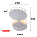 lampe murale moderne led blanc noir creative light effet minimaliste industrielle