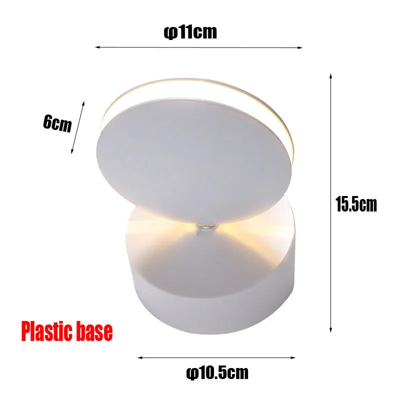 lampe murale moderne led blanc noir creative light effet minimaliste industrielle