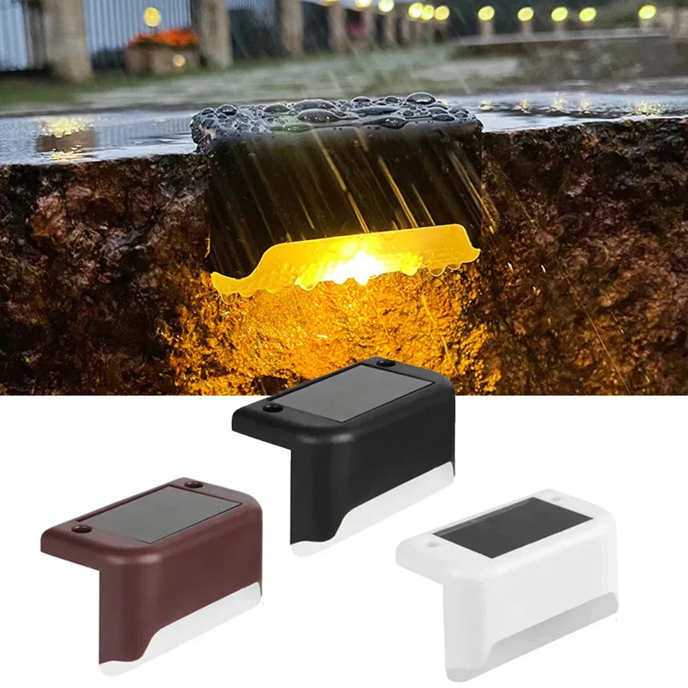 lampe solaire moderne adhésive led noir marron blanc extérieure jardin patio balcon