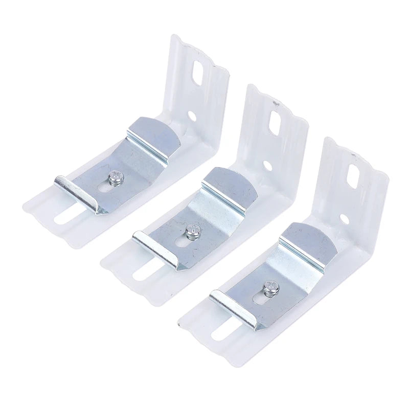 support mural blanc moderne 1pc 2pcs fixations rideau tringle accrochage montages opaques