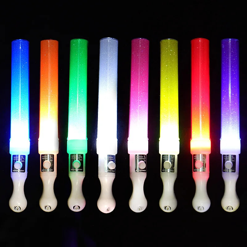 jouets lumineux étoiles cœurs glow sticks multicolores fêtes clips modernes ludiques