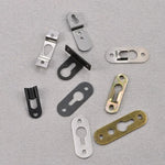 plaques fixation or noir argent modernes 30 pièces quincaillerie suspension cadres bois