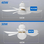 ventilateur blanc moderne pales vitesses couleurs led ajustable télécommande chambre