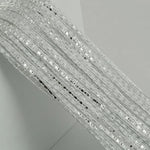 rideau doré strass argenté moderne élégant salon polyester 200x100cm