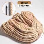 corde coton tissée traditionnelle 10mm 2mètres artisanat sacs vêtements textiles maison écologique haute qualité