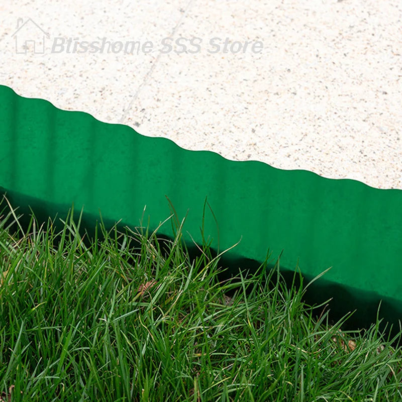 bordure jardin fleur vert ondulée 15cm 20cm 10cm 9m paysagiste décoration extérieure
