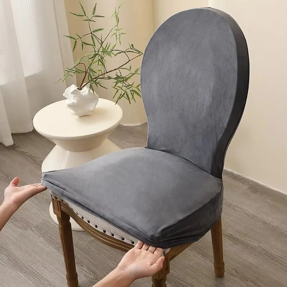 Housse chaise bleu marine blanche adhésive classique extérieur unisexe adulte Polyester Coton