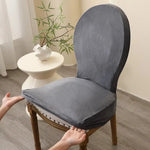 Housse chaise bleu marine blanche adhésive classique extérieur unisexe adulte Polyester Coton