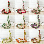 guirlande artificielle fleurs pivoine soie intérieur extérieur mariage décoration maison anniversaire fêtes