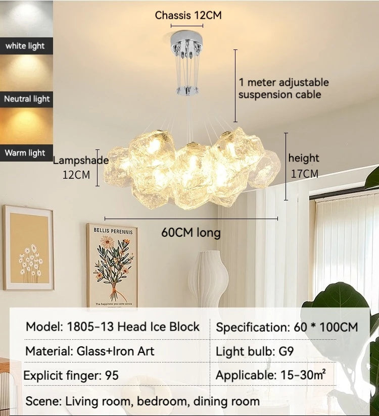 suspension lumineuse led verre dépoli moderne transparent reflets dorés 4500k 3000k 6000k