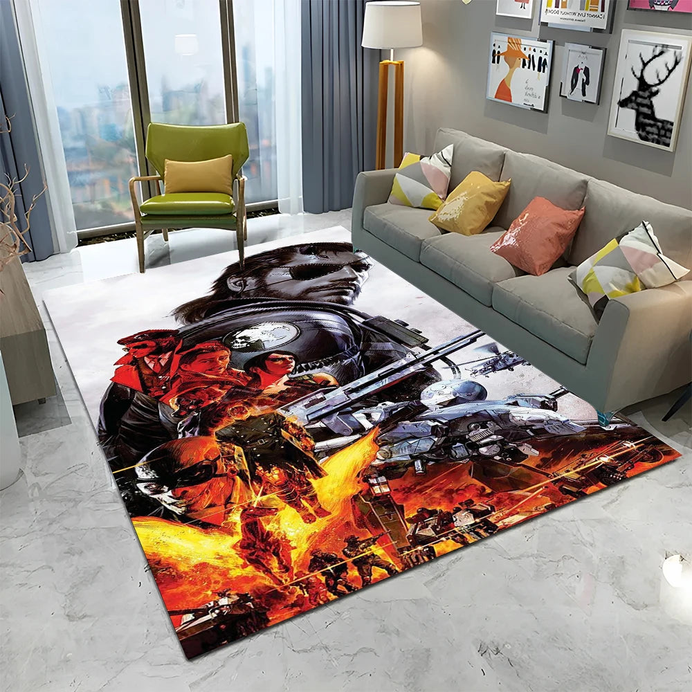 Paillasson coloré multicolore pour décoration intérieure