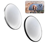 support téléphone bleu blanc noir aimant moderne pratique rond translucent