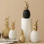 décoration intérieure ananas or noir blanc moderne minimaliste salon maison
