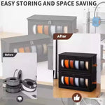 organisateur rangement sac polyester pliable multi usage spools filament 3d antihumidité poignées cuir fenêtre