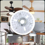 plaque led circulaire 15w 18w 24w blanc perforée modernes diodes vis fixations