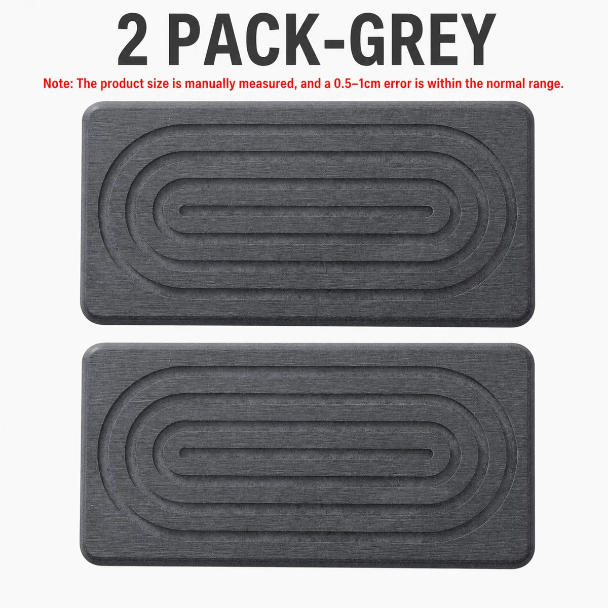 plateau absorbant moderne noir blanc anti dérapant adhésif étagère salle bain rangement grooved surface