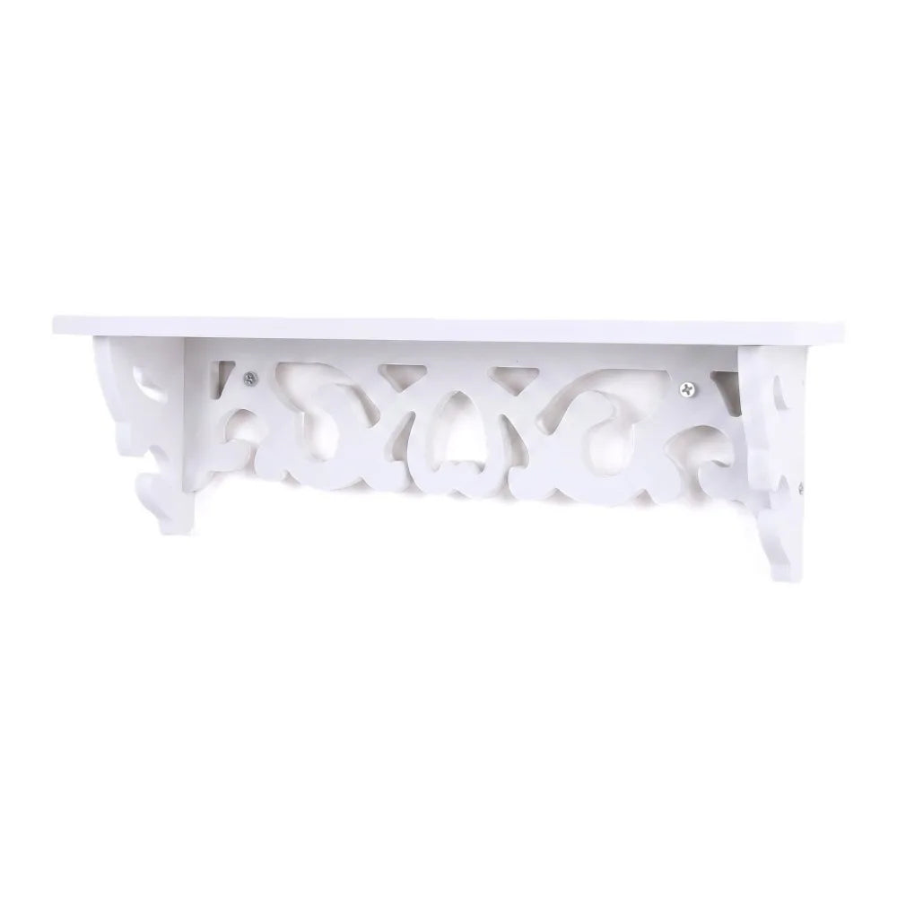 étagère murale blanche sculptée réutilisable classique fixations longues étagères gigognes multiples utilisations opaques sans