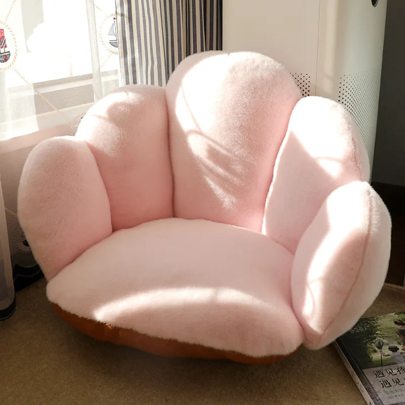 fauteuil confortable moderne marron rose gris vert motifs floraux tissu doux antidérapant adultes chambre