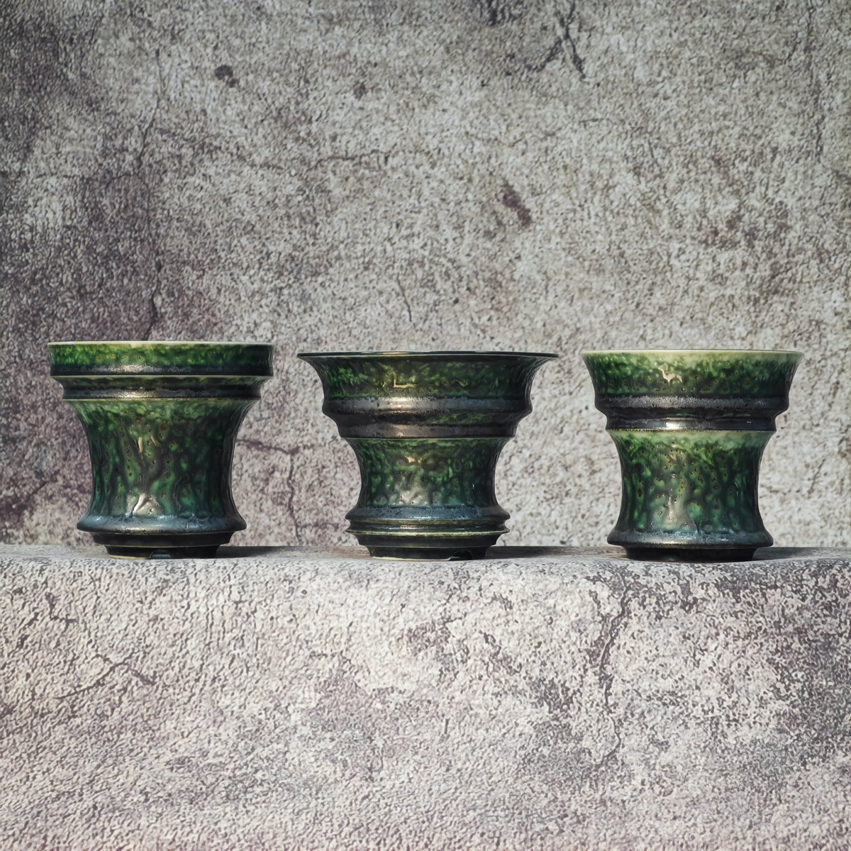 pots fleurs porcelaine classique vert marbré cactus succulente agave plante verteintérieur deco